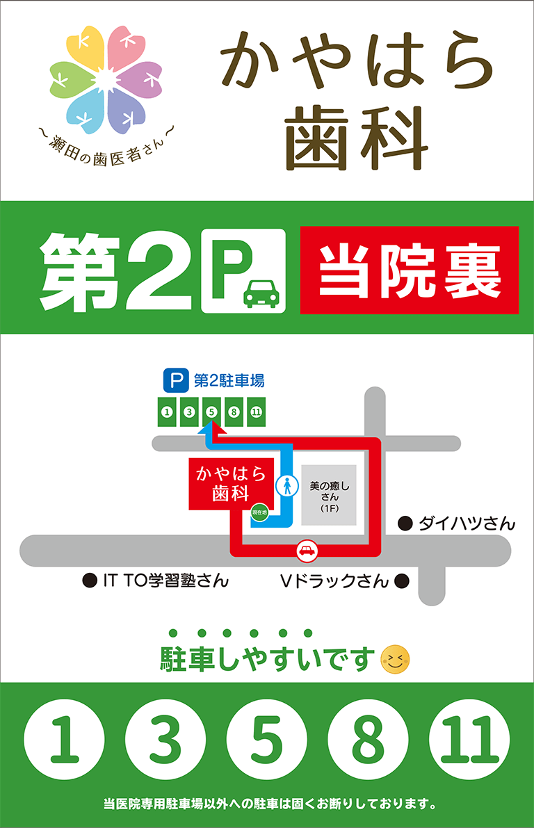 第2駐車場のご案内